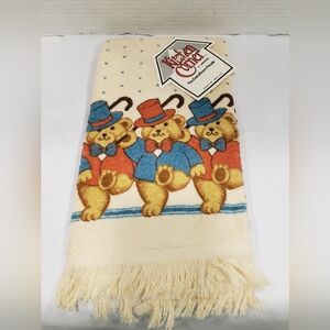 Vintage Cannon Kitchen Corner Dancing Bears Kitchen Towel